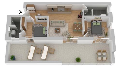 Boergerende-Rethwisch Apartamento | Ferienwohnung Ostseeblick WE 15 Villa Seeadler