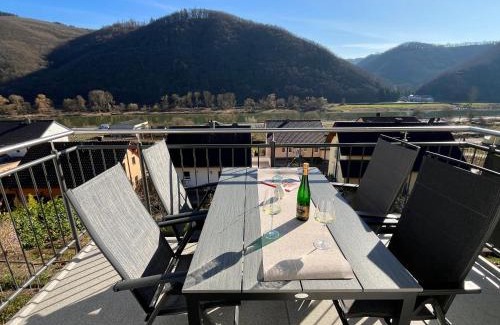 Muden Apartamento | Ferienwohnung Moseltraum, 1-6 Pers, mit 3 Schlafzimmer und Panoramabalkon