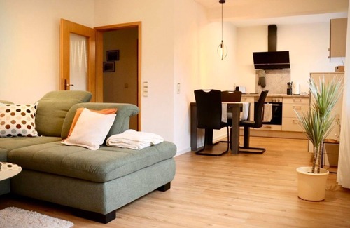 Freisen Apartamento | Ferienwohnung Osterquelle - apartment/apartment, bathroom, WC, 1 bedroom