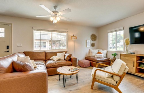 Clarksburg Casa | Fire Pit and Yard Games Inviting Clarksburg Cottage