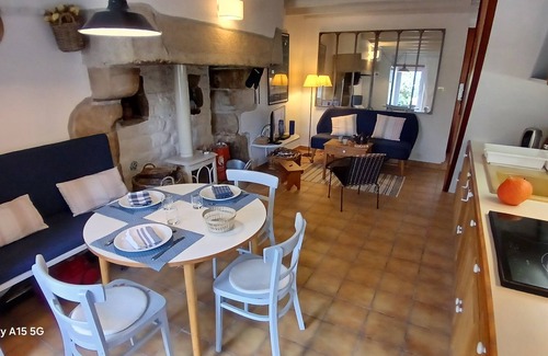 Sene Casa | Pequeña casa de pescadores con jardín a 100 m del golfo de Morbihan y de la playa.