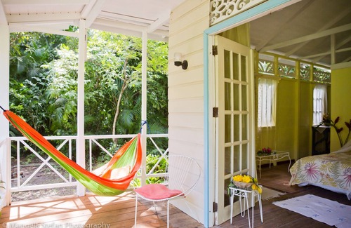 Bouvet Island Cabaña | Frangipani Cottage at Balenbouche Estate, on 70 acres of beachfront property