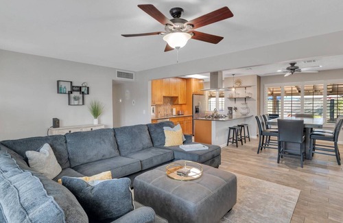 Park Scottsdale One Casa | FREE GOLF! Easy Freeway Access, Near Old Town, Private Heated Pool (NO Extra Fee), Dog Friendly!