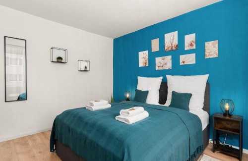 Wolfsburg Apartamento | FREE LIVING - City Design Apartments, Zentrum, Outlet, Balkon, Küche