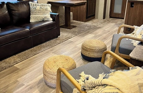 Weed Casa | Fully Equipped Travel Trailer in beautiful campground setting.