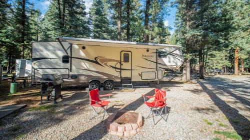 Bayfield Casa | Fully Setup RV for Glamping #27 at Blue Spruce RV Park & Cabins