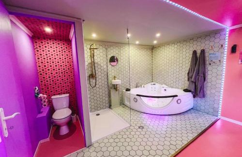 Douai Apartamento | Funky House SPA - Jacuzzi - Salle de cinéma & Netflix - Billard - Nintendo switch & jeux