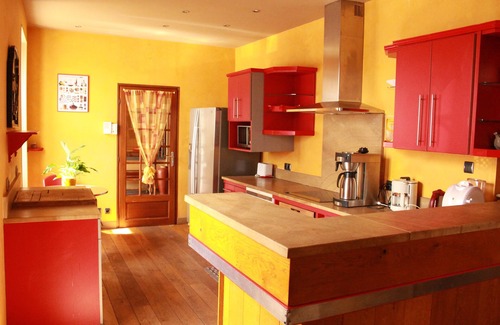 Le Breuil Casa | Grande Maison Bourgeoise-Casa-Familiar-Baño tipo “wet room”