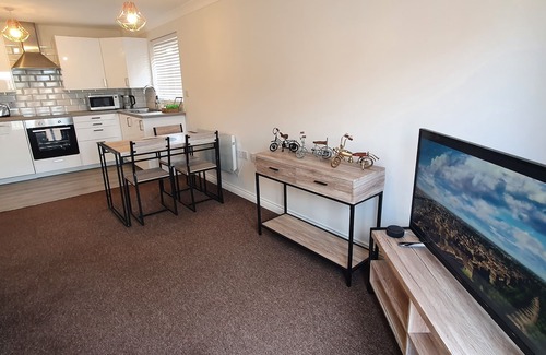 Tilbury Apartamento | Garland Apartments, Tilbury-Apartamento bien amueblado con TV Ultra HD y Netflix