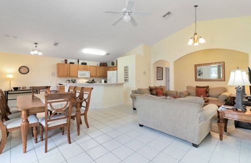 Legacy Park Villa | Gated 4 bed with Pool and Spa close to Disney