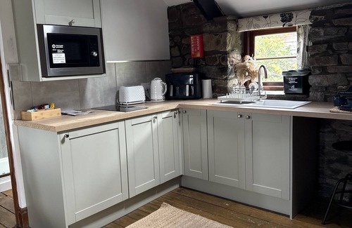 Cwmbach Apartamento | Glas-Estudio-Tradicional-Baño privado con ducha-Vista a la Montana