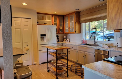 Nice Cabaña | Sunset Beach Cottage con NUEVO MUELLE DE BARCO, cocina nueva, baño nuevo