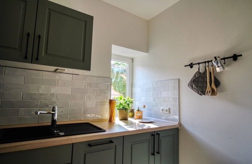 Stahlbrode Apartamento | Große Wohnung im Ferienhaus Makrele von 1877