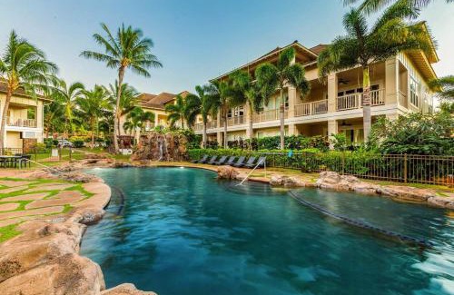 Poipu Villa | Ground Floor Poolside Villa Short Walk From Top Beach in Kauai With Great Pool