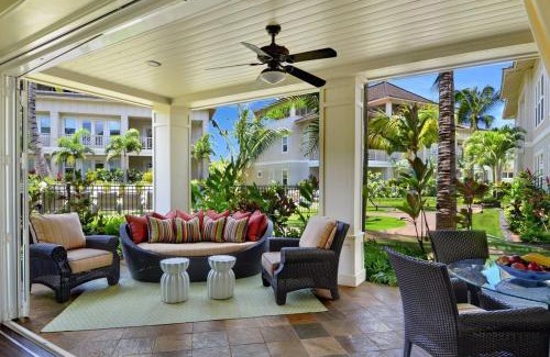 Poipu Villa | Ground Floor Poolside Villa Short Walk From Top Beach in Kauai With Great Pool