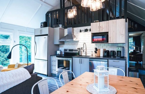 St-Adolphe-d'Howard Chalet De Esquí | Hôtel à la maison - Le Chalet HÔM