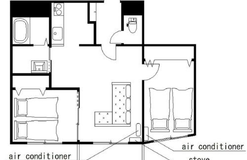 Nishi Apartamento | Hassamu 3 Jo 1-11-1 Corole Kotoni - Vacation STAY 11468
