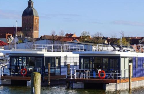 Ribnitz-Damgarten Alquiler De Eote | Hausboot Schwimmendes Haus in Ribnitz-Damgarten