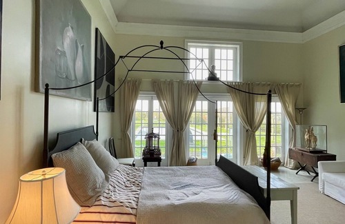 Cooperstown - Otsego Lake Casa | Hawk Field Pool House - inground pool - breath taking country views