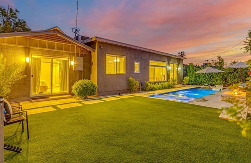 Park Scottsdale One Casa | Heated Pool Chic Furniture Modern 4BD Hot Tub