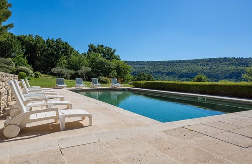 Saint-Martin-de-Castillon Casa | Casa celestial Luberon, 5-7 dormitorios, 5-6 baños, tenis, piscina, impresionantes vistas.