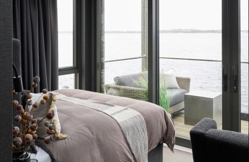 Herdla Apartamento | Hideaway 1 luxurious cabin 15 m above the sea