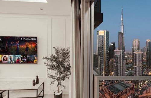 Downtown Dubai Apartamento | High Floor Apartment in 5 Star Hotel with Infinity Pool Burj View Gym Spa Sauna