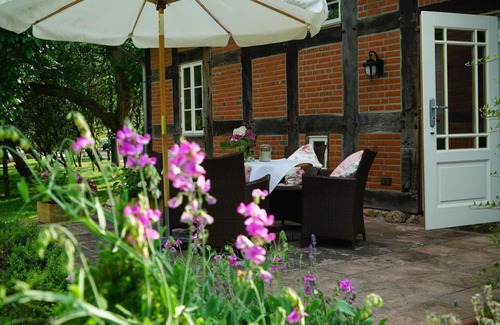 Hoyerhagen Casa | **** Casa de vacaciones en el idílico jardín de la granja Hoyerhagen