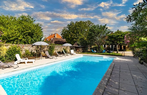 Le Cler Casa | Casa de vacaciones 'Maison En Pierre Piscine Clim' con piscina privada, Wi-Fi y aire acondicionado