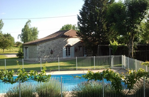 Rayet Casa | Casa de vacaciones, piscina, lamoutole cabaña, Villereal