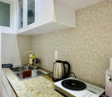 Long Xuyen Apartamento | Homestay Máy chiếu vs Ban công ngắm thành phố - Marina Plaza