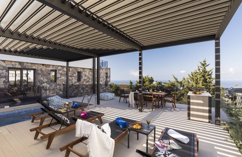 Ixia Villa | Horizon Villa (impresionante villa de lujo en la ciudad de Rodas)