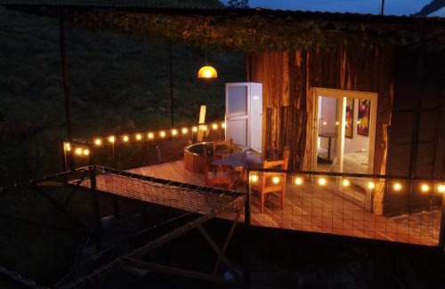 Gallinazo Cabina | Hotel Cabañas y Chalets lujosos Mágica Luna Manizales