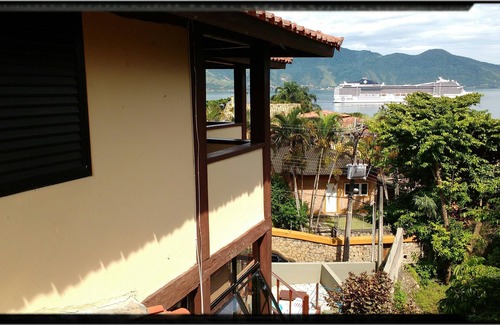 Ilhabela Casa | Casa con 4 suites, Yacht Club, piscina, terraza / terraza, vista al mar, cerca de la Villa