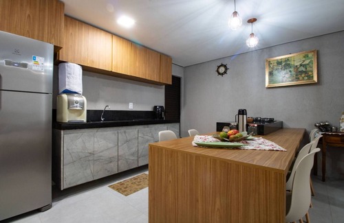 Porto de Pedras Chalet De Esquí | Casa con Área Gourmet a 250m de la Playa