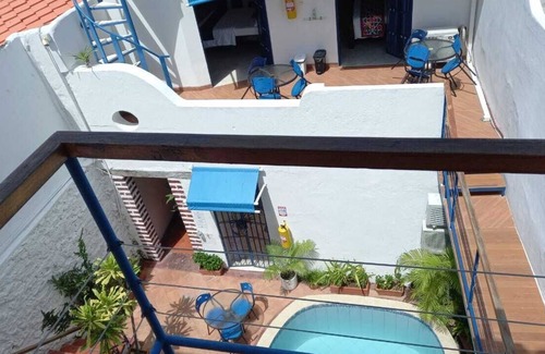 Cartagena Walled City Cabina | Hpt-sc1 Hotel Room In Getsemani With Pool, Breakfast And Wifi