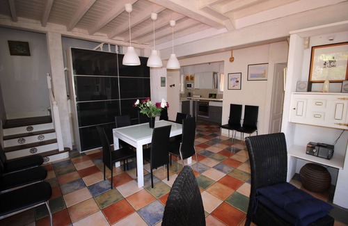 Canyet de Mar Casa | En cala, casa con piscina privada, WiFi, jardín y terrazas, terreno de petanca, vista al mar.