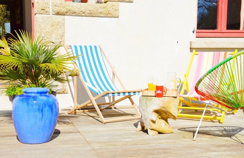 Bohars Casa | Cerca de Brest, propiedad encantadora, ubicada a 15 minutos de las playas, de 8 a 10 personas.