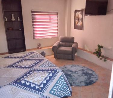 El Oasis Valsequillo Casa | Jardín Quinta Las Fuentes Cabañas, Valsequillo. PUEBLA