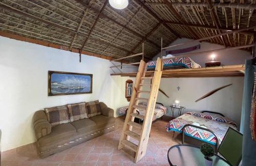 El Oasis Valsequillo Casa | Jardín Quinta Las Fuentes Cabañas, Valsequillo. PUEBLA
