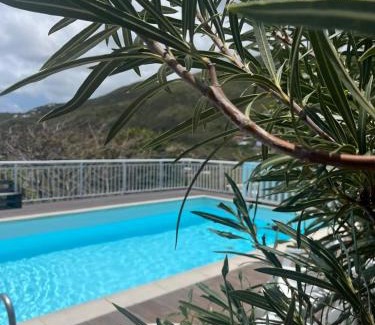 Mont Vergna Apartamento | Joli Studio vue Mer avec Piscine