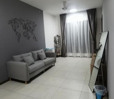 Penampang Apartamento | K AVENUE FAMILY ROOM B09 near airport by Gc