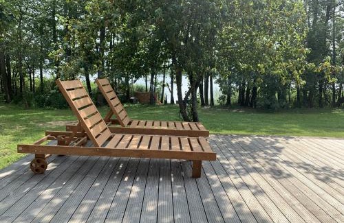 Alytus county Chalet De Esquí | Kaimukas - namelis prie ežero keturiems