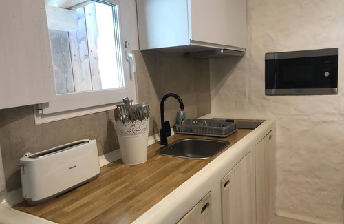 Alora Apartamento | Apartamento Caolin Rocabella con piscina privada de arena