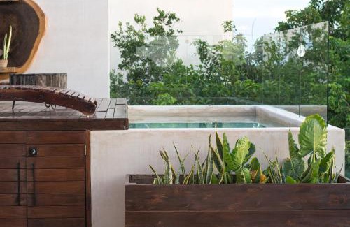 Barrio Zama Apartamento | Kataleya Tulum by Zaazil - New Luxury Penthouse 3-level, 3240 sqft , Private Pool, Terrace and Roof Top in Luum Zama in the Jungle