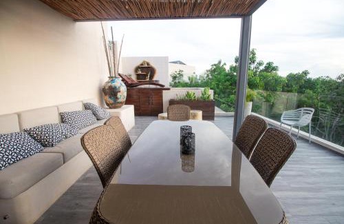 Barrio Zama Apartamento | Kataleya Tulum by Zaazil - New Luxury Penthouse 3-level, 3240 sqft , Private Pool, Terrace and Roof Top in Luum Zama in the Jungle