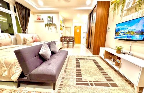 Kuching Apartamento | Kuching 4Pax Riverine High Floor Resort Stay Kuching Waterfront View from Balcony