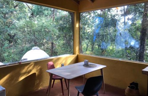 Tepoztlan Casa | La Cabaña Azul al fondo del Bosque de Tepoztlán