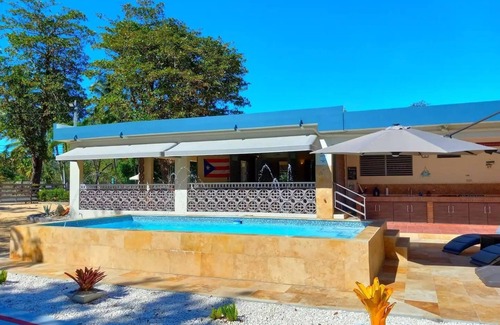 Playa Casa | La Hacienda Beach House with Pool Near Rincón-Beach Front ...Only 1 Minute Walk!