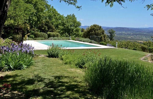 Murs Casa | La Rourette: casa espaciosa, vistas impresionantes, piscina grande